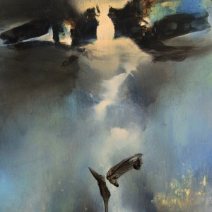 fin d'hiver (acrylique sur toile 73 x 50 cm) utiiser pour l'affiche